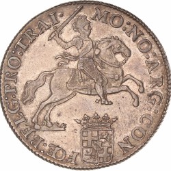 Dukaton of Zilveren Rijder. 1790. Prachtig +.
