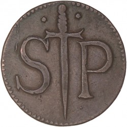 Spanish Netherlands. Prince Bishopric of Liege. N.D. Charity token of the Chapter of St. Paul.