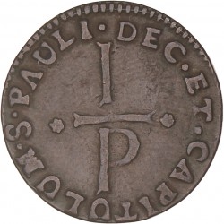 Spanish Netherlands. Prince Bishopric of Liege. N.D. Charity token of the Chapter of St. Paul.