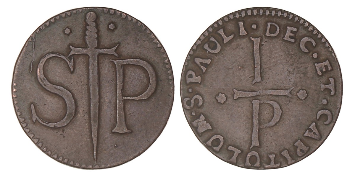 Spanish Netherlands. Prince Bishopric of Liege. N.D. Charity token of the Chapter of St. Paul.