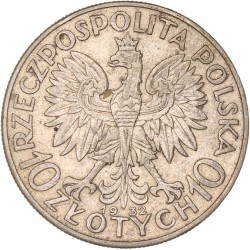 Poland. 10 Zlotych. 1932. XF.