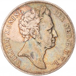 1 Gulden. Willem I. 1840. Zeer Fraai.