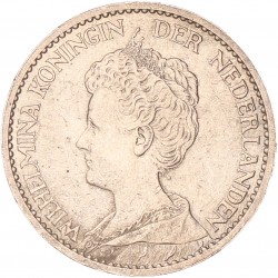 1 Gulden. Wilhelmina. 1912. Prachtig +.