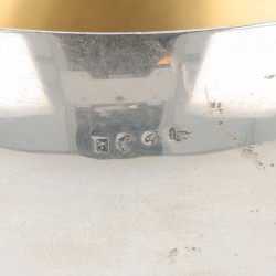 Hostie schaal zilver.
