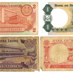 Sierra Leone. 1/2x2/5 Leones. Banknote. Type 1964-1985. - Good - UNC.