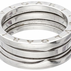 18 kt. Witgouden Bvlgari 'B.Zero1' 3-band ring.