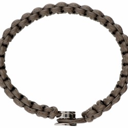 Hermès 'Twill Kid' gevlochten leren armband.