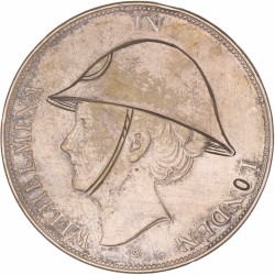 2½ Gulden. Wilhelmina in Londen. 1940. Zeer Fraai +.