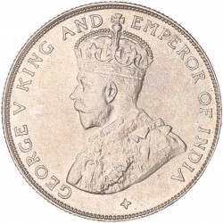 Straits Settlements. George V. 50 Cents. 1921.