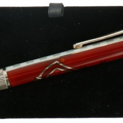 David Oscarson 'Formula 1 Circuit de Monaco' Limited edition 06/70 pen zilver.