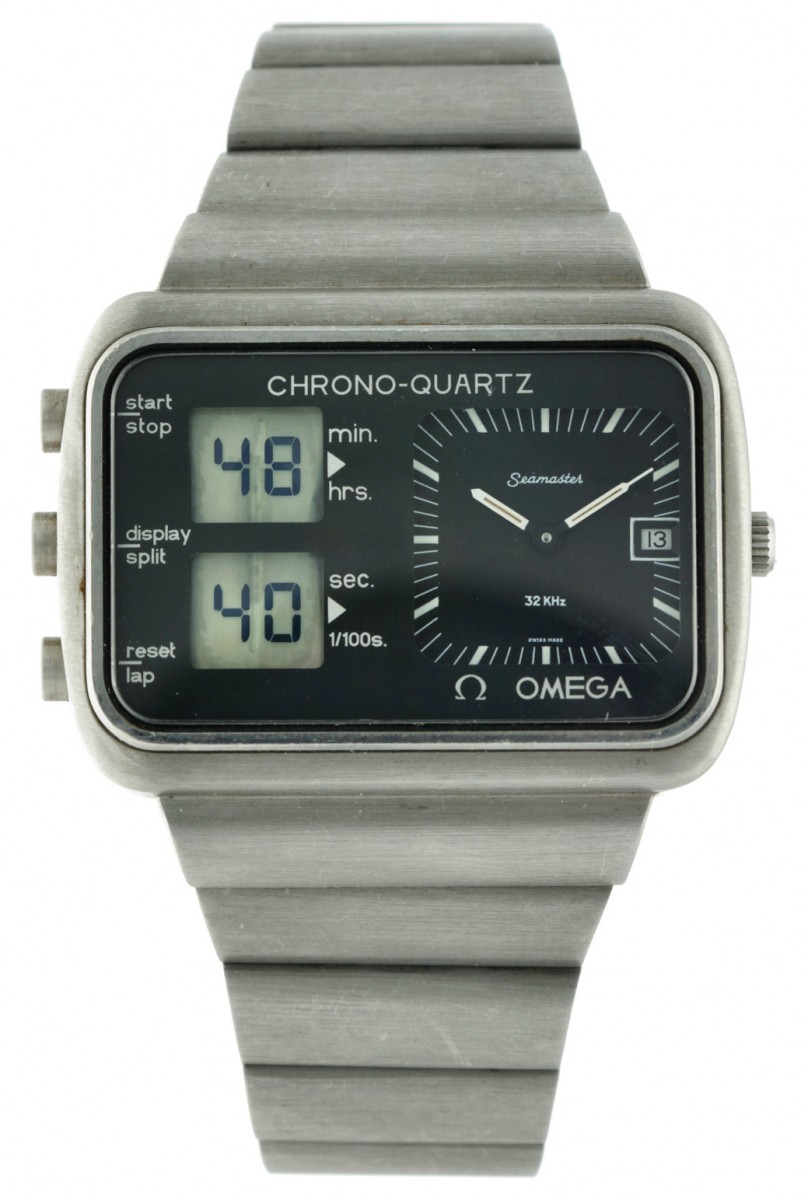 Omega Seamaster Chrono-Quartz - Herenpolshorloge - ca. 1976.