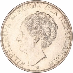 2½ Gulden. Wilhelmina. 1938 Grofhaar. Zeer Fraai / Prachtig.