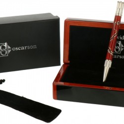 David Oscarson 'Formula 1 Circuit de Monaco' Limited edition 06/70 pen zilver.
