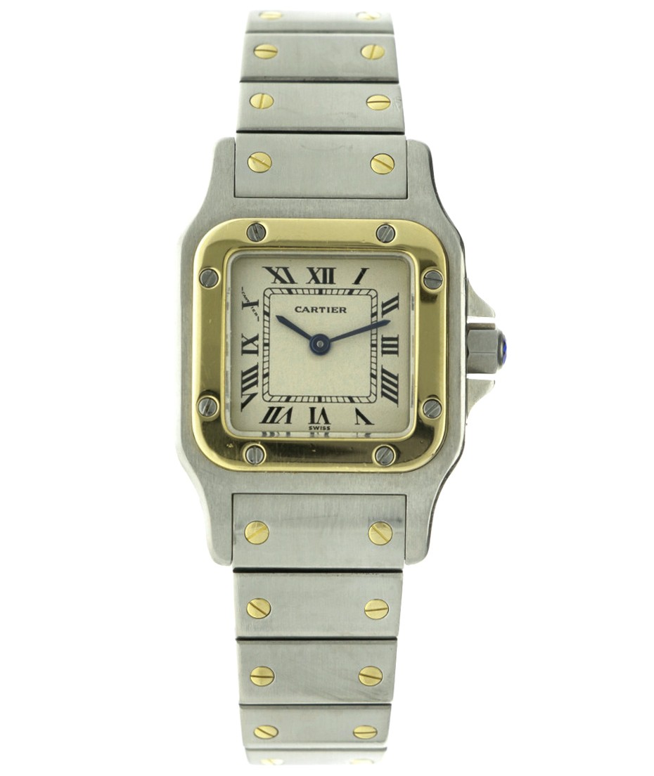 Cartier Santos 1057930 - Damespolshorloge - ca. 1995.