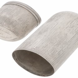 Brillenkoker zilver.
