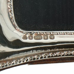 (2) Delig set fotolijsten zilver.