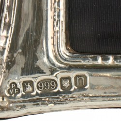 (2) Delig lot fotolijsten zilver.