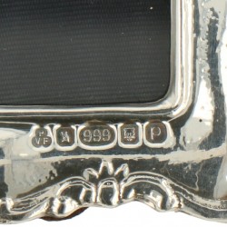 (2) Delig set fotolijsten zilver.