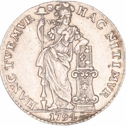 1 Gulden -generaliteits-. Utrecht. 1794. Zeer Fraai +.