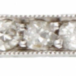 Pt 950 Platina art deco armband bezet met ca. 0.86 ct. diamant.