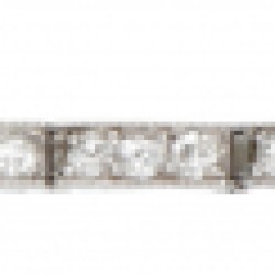 Pt 950 Platina art deco armband bezet met ca. 0.86 ct. diamant.