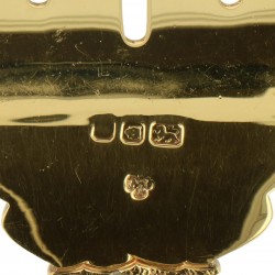 (2) Delig lot dienvorken "Chased and Pierce Vin" zilver.