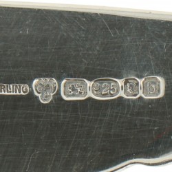 (5) Delig lot bestekdelen "Chased and Pierce Vin" C.J. Vander zilver.