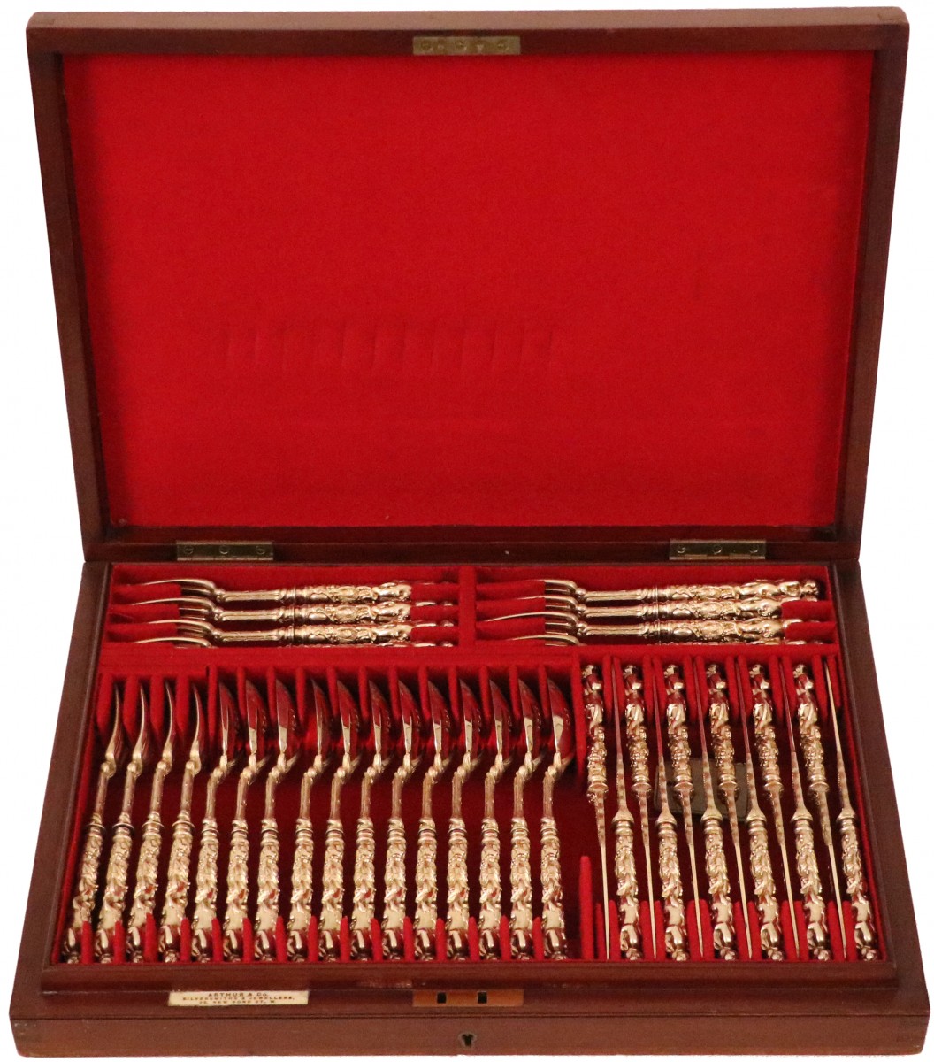 Bestek Cassette zilver.