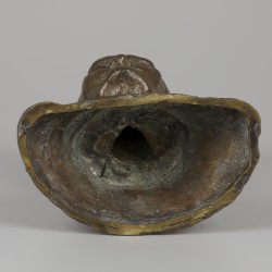 "Charles" Henri Marie van Wijk (Den Haag 1875-1917), bronzen Buste "Krijntje".