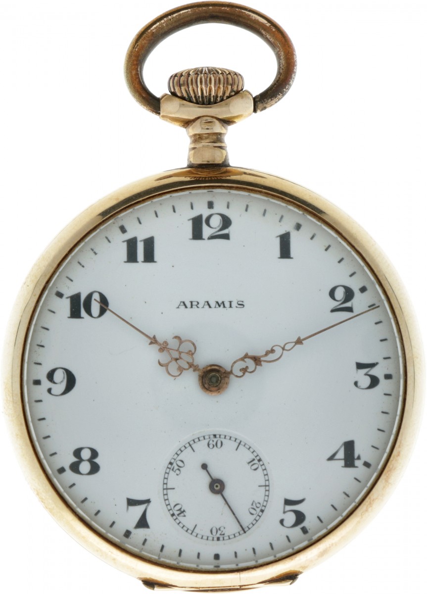 Aramis Ankergang 14 Kt. goud - Herenzakhorloge - ca. 1900.