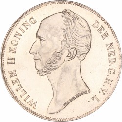 2½ Gulden. Willem II. 1842. FDC.