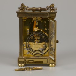 Een Matthew Norman messing zgn. "Carriage Clock".