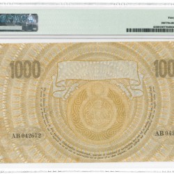 Nederland. 1000 gulden. Grietje Seel. Type 1919. - Zeer Fraai