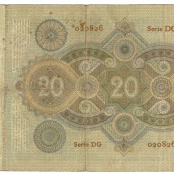 Nederland. 20 gulden. Stuurman. Type 1926. - Zeer Fraai -.