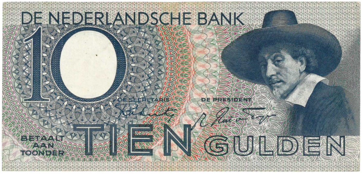 Nederland. 10 gulden. Staalmeester. Type 1943 I. -Zeer Fraai / Prachtig.