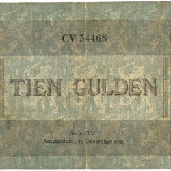 Nederland. 10 gulden. Arbeid en Welvaart. Type 1921. - Fraai / Zeer Fraai
