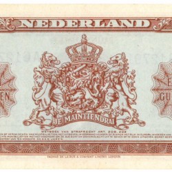 Nederland. 1 Gulden. Wilhelmina II. Type 1945. - Zeer Fraai +.