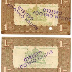 Nederland. 1 gulden. Zilverbon. Type 1938. - Zeer Fraai -.