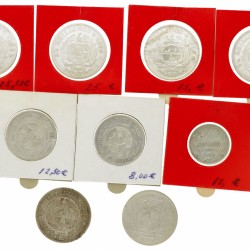 South Africa. Zuid-Afrikaanse Republiek. Lot (9) 2½ shillings - 1 shilling. 1892 - 1897.