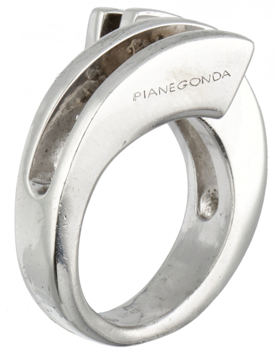 Zilveren Pianegonda Italiaanse design ring - 925/1000.