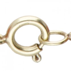 Collier van carneool met een 14 kt. geelgouden sluiting.