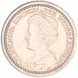 10 Cent. Wilhelmina. 1925. UNC -.