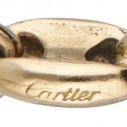 18 kt. Geelgouden vintage Cartier schakelarmband.