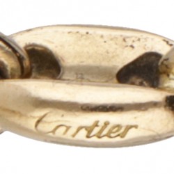 18 kt. Geelgouden vintage Cartier schakelarmband.