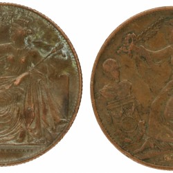 Belgium. Leopold I. Lot (2) 5 Centimes. 1856.