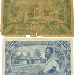 Mali. 1000/5000 Francs. Banknote. Type 1960. - Good – Very fine.