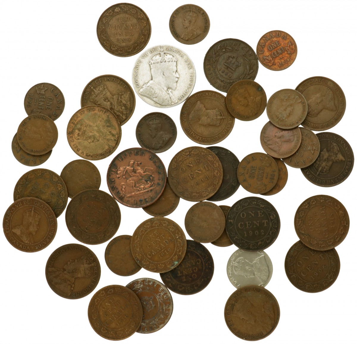 Canada. Victoria - Edward VII. Lot (41) 1 Cent - 50 Cents. 1880 - 1936.
