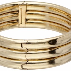 18 kt. Geelgouden Chopard 'Happy Diamonds' bangle armband.