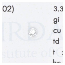 HRD-gecertificeerde briljant geslepen natuurlijke diamant 0.14 ct.