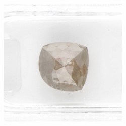 AIG-gecertificeerde 'modified pear' roos geslepen natuurlijke diamant 2.58 ct.